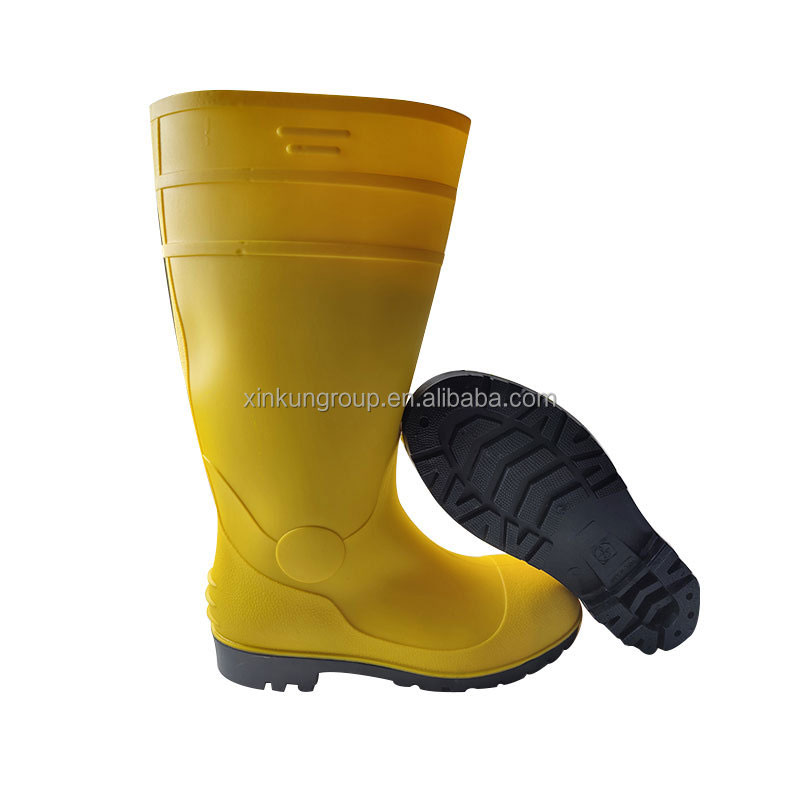 Steef-toe safety boots