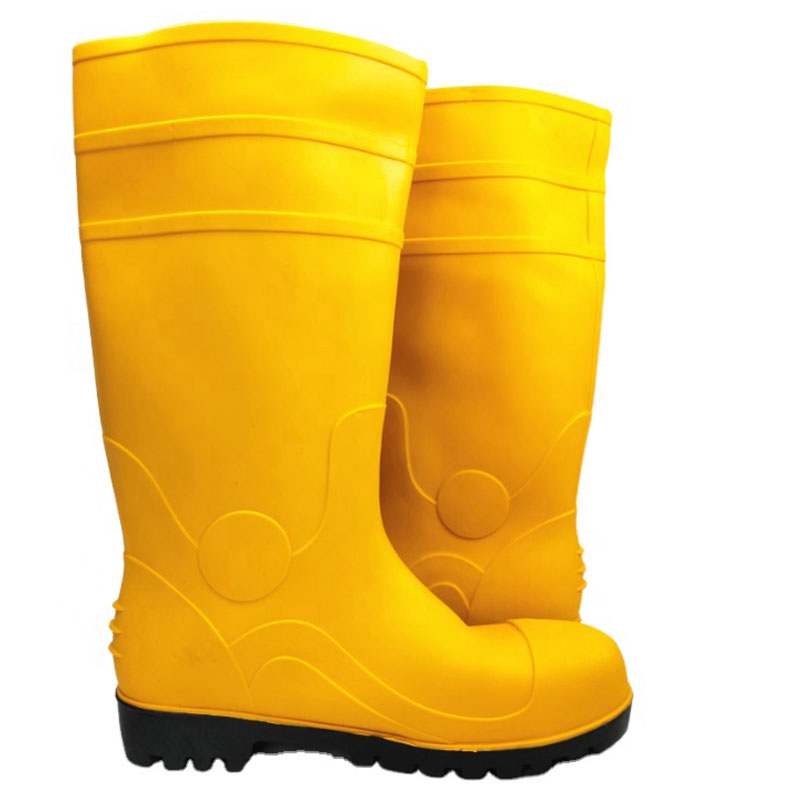 Steef-toe safety boots